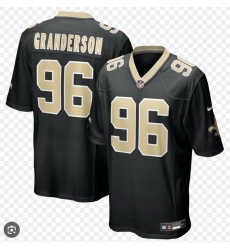 Men Nike Carl Granderson #96 Black New Orleans Saints F U S E Stitched Jersey Men Nike Carl Granderson #96 Black New Orleans Saints F U S E Stitched Jersey