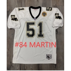 Men Saints #84 Martin White Throwback Jersey Men Saints #84 Martin White Throwback Jersey