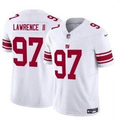 Men New York Giants 97 Dexter Lawrence II White 2025 F U S E  Vapor Untouchable Limited Stitched Jersey Men New York Giants 97 Dexter Lawrence II White 2025 F U S E  Vapor Untouchable Limited Stitched Jersey