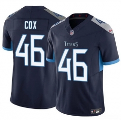 Men Tennessee Titans 46 Amani Hooker Navy 2025 F U S E  Vapor Limited Stitched Football Jersey Men Tennessee Titans 46 Amani Hooker Navy 2025 F U S E  Vapor Limited Stitched Football Jersey