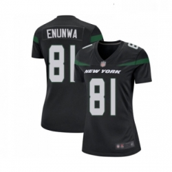 Womens New York Jets 81 Quincy Enunwa Game Black Alternate Football Jersey Womens New York Jets 81 Quincy Enunwa Game Black Alternate Football Jersey