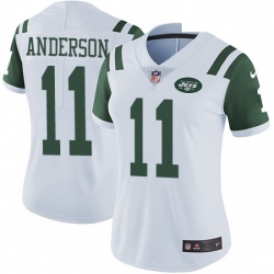 Womens Nike New York Jets 11 Robby Anderson Elite White NFL Jersey Womens Nike New York Jets 11 Robby Anderson Elite White NFL Jersey