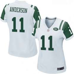 Womens Nike New York Jets 11 Robby Anderson Game White NFL Jersey Womens Nike New York Jets 11 Robby Anderson Game White NFL Jersey