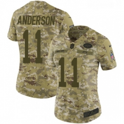 Womens Nike New York Jets 11 Robby Anderson Limited Camo 2018 Salute to Service NFL Jersey Womens Nike New York Jets 11 Robby Anderson Limited Camo 2018 Salute to Service NFL Jersey