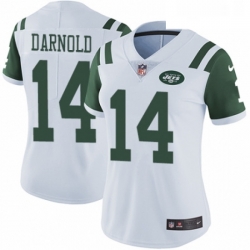 Womens Nike New York Jets 14 Sam Darnold White Vapor Untouchable Limited Player NFL Jersey Womens Nike New York Jets 14 Sam Darnold White Vapor Untouchable Limited Player NFL Jersey