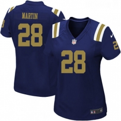 Womens Nike New York Jets 28 Curtis Martin Game Navy Blue Alternate NFL Jersey Womens Nike New York Jets 28 Curtis Martin Game Navy Blue Alternate NFL Jersey