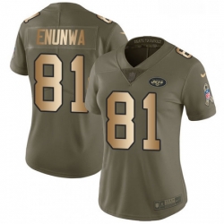 Womens Nike New York Jets 81 Quincy Enunwa Limited OliveGold 2017 Salute to Service NFL Jersey Womens Nike New York Jets 81 Quincy Enunwa Limited OliveGold 2017 Salute to Service NFL Jersey