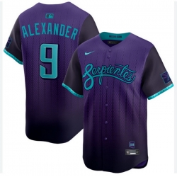 Men Arizona Diamondbacks Purple #9 Blaze Alexander 2025 City Connect Limited Stitched Baseball Jersey Men Arizona Diamondbacks Purple #9 Blaze Alexander 2025 City Connect Limited Stitched Baseball Jersey