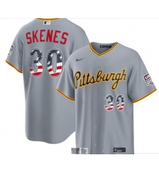 Men Pittsburgh Pirates #30 Paul Skenes Fourth of July 2026 Stitched MLB jerseys Men Pittsburgh Pirates #30 Paul Skenes Fourth of July 2026 Stitched MLB jerseys