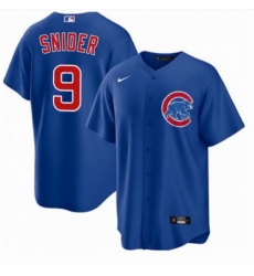 Men Chicago Cubs 9 SNIDER Royal Stitched Baseball Jersey Men Chicago Cubs 9 SNIDER Royal Stitched Baseball Jersey