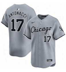 Men Chicago White Sox Nike Sam Antonacci #17 White Road Limited Player Jersey Men Chicago White Sox Nike Sam Antonacci #17 White Road Limited Player Jersey