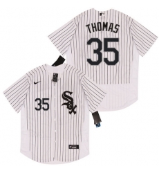 White Sox 35 Frank Thomas White 2020 Nike Flexbase Jersey