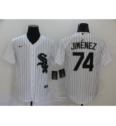 White Sox 74 Eloy Jimenez White 2020 Nike Cool Base Jersey