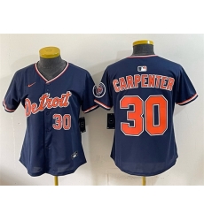 Youth Detroit Tigers 30 Kerry Carpenter Navy 2026 Alternate Vapor Premier Limited Stitched Baseball Jersey Youth Detroit Tigers 30 Kerry Carpenter Navy 2026 Alternate Vapor Premier Limited Stitched Baseball Jersey