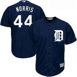 Youth Majestic Detroit Tigers 44 Daniel Norris Authentic Navy Blue Alternate Cool Base MLB Jersey