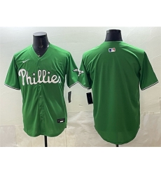 Men Philadelphia Phillies Blank Green Limited Stitched Jersey