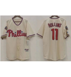 Men Philadelphia Phillies Jimmy Rollins #11 MLB Jersey 2008 World Series Jersey Men Philadelphia Phillies Jimmy Rollins #11 MLB Jersey 2008 World Series Jersey