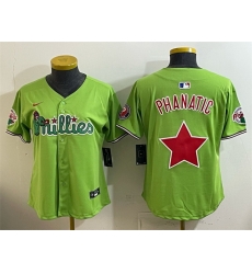 Youth Philadelphia Phillies Light Green Phanatic Limited Stitched Jersey Youth Philadelphia Phillies Light Green Phanatic Limited Stitched Jersey