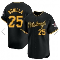 Men Nike Pittsburgh Pirates #25 Bobby Bonilla Black Stitched Baseball Jersey Men Nike Pittsburgh Pirates #25 Bobby Bonilla Black Stitched Baseball Jersey