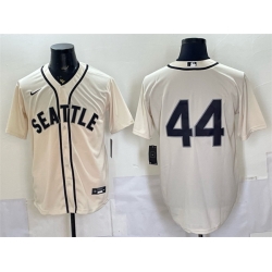Men Seattle Mariners  44 Julio Rodriguez Cream Alternate Stitched Baseball Jersey