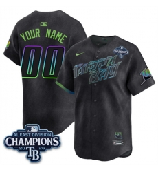 Men Tampa Bay Rays ACTIVE PLAYER Custom Charcoal 2026 AL East Champions Patch City Connect Limited Stitched Baseball Jersey Men Tampa Bay Rays ACTIVE PLAYER Custom Charcoal 2026 AL East Champions Patch City Connect Limited Stitched Baseball Jersey
