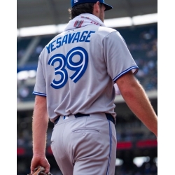 Men Toronto Blue Jay Trey Yesavage #39 Gray Stitched Baseball Jersey Men Toronto Blue Jay Trey Yesavage #39 Gray Stitched Baseball Jersey