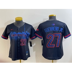Youth Toronto Blue Jays 27 Vladimir Guerrero Jr  Navy 2024 City Connect Limited Stitched Baseball Jersey Youth Toronto Blue Jays 27 Vladimir Guerrero Jr  Navy 2024 City Connect Limited Stitched Baseball Jersey