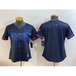 Youth Toronto Blue Jays Blank Navy 2024 City Connect Limited Stitched Baseball Jersey Youth Toronto Blue Jays Blank Navy 2024 City Connect Limited Stitched Baseball Jersey