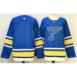 Men St  Louis Blues Blank Blue 2025 Stitched Hockey Jersey Men St  Louis Blues Blank Blue 2025 Stitched Hockey Jersey