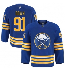 Men Buffalo Sabres 91 Josh Doan Blue Stitched Hockey Jersey Men Buffalo Sabres 91 Josh Doan Blue Stitched Hockey Jersey