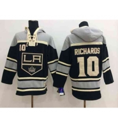 nhl jerseys los angeles kings #10 richards black-grey[pullover hooded sweatshirt]