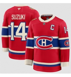Men Montreal Canadiens 14 Nick Suzuki Red 2026 Stitched Jersey Men Montreal Canadiens 14 Nick Suzuki Red 2026 Stitched Jersey
