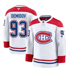 Men Montreal Canadiens #93 Ivan Demidov Fanatics Home White Jersey