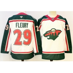 Men Minnesota Wild 29 Marc Andre Fleury White 2025 25th Anniversary Stitched Hockey Jersey Men Minnesota Wild 29 Marc Andre Fleury White 2025 25th Anniversary Stitched Hockey Jersey