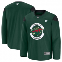 Men Minnesota Wild Green 2024 25 Team Practice Stitched Hockey Jersey