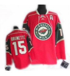 Minnesota Wild 15# BRUNETTE RED