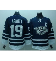 RBK Nashville Predators 19# ARNOTT Premier BLUE Jersey