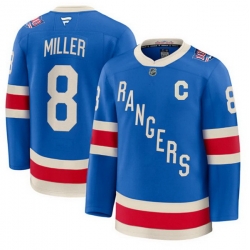 Men New York Rangers 8 JT Miller Blue Centennial With C Patch Stitched Hockey Jersey Men New York Rangers 8 JT Miller Blue Centennial With C Patch Stitched Hockey Jersey