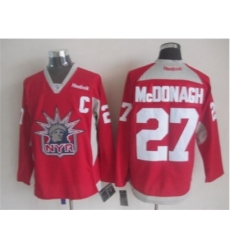 NHL New York Rangers 27 Ryan McDonagh red Jerseys