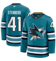 Men San Jose Sharks 41 Ivar Stenberg Teal 2026 Stitched Hockey Jersey Men San Jose Sharks 41 Ivar Stenberg Teal 2026 Stitched Hockey Jersey