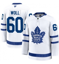 Men Toronto Maple Leafs Joseph Woll 60 Fanatics Away White Premium Stitched Hockey Jersey