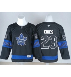 Youth Toronto Maple Leafs Matthew Knies Fanatics Black Alternate Reversible Next Gen Jersey Youth Toronto Maple Leafs Matthew Knies Fanatics Black Alternate Reversible Next Gen Jersey