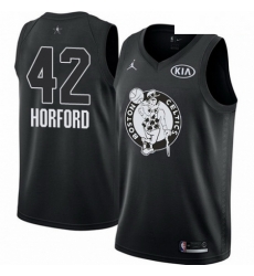 Mens Nike Jordan Boston Celtics 42 Al Horford Swingman Black 2018 All Star Game NBA Jersey