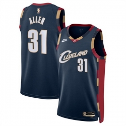 Men Cleveland Cavaliers 31 Jarrett Allen Navy 2025 Classic Edition Stitched Jersey Men Cleveland Cavaliers 31 Jarrett Allen Navy 2025 Classic Edition Stitched Jersey