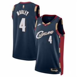 Men Cleveland Cavaliers 4 Evan Mobley Navy 2025 Classic Edition Stitched Jersey Men Cleveland Cavaliers 4 Evan Mobley Navy 2025 Classic Edition Stitched Jersey