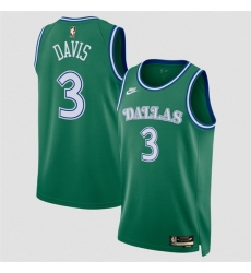 Men Dallas Mavericks 3 Anthony Davis Green 2025 Classic Edition Stitched Basketball Jersey Men Dallas Mavericks 3 Anthony Davis Green 2025 Classic Edition Stitched Basketball Jersey
