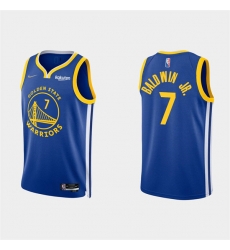 Men's Golden State Warriors #7 Patrick Baldwin Jr. 2022 Royal Stitched Basketball Jersey