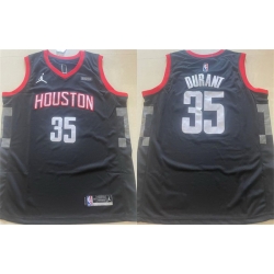 Men Houston Rockets 35 Kevin Durant Black Statement Edition Stitched Jersey Men Houston Rockets 35 Kevin Durant Black Statement Edition Stitched Jersey