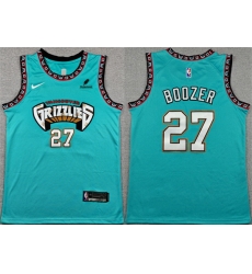 Men Memphis Grizzlies 27 Cameron Boozer Teal 2026 Draft Stitched Jersey Men Memphis Grizzlies 27 Cameron Boozer Teal 2026 Draft Stitched Jersey