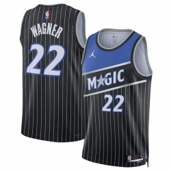 Men Orlando Magic 22 Franz Wagner Black 2025 Statement Edition Stitched Basketball Jersey Men Orlando Magic 22 Franz Wagner Black 2025 Statement Edition Stitched Basketball Jersey